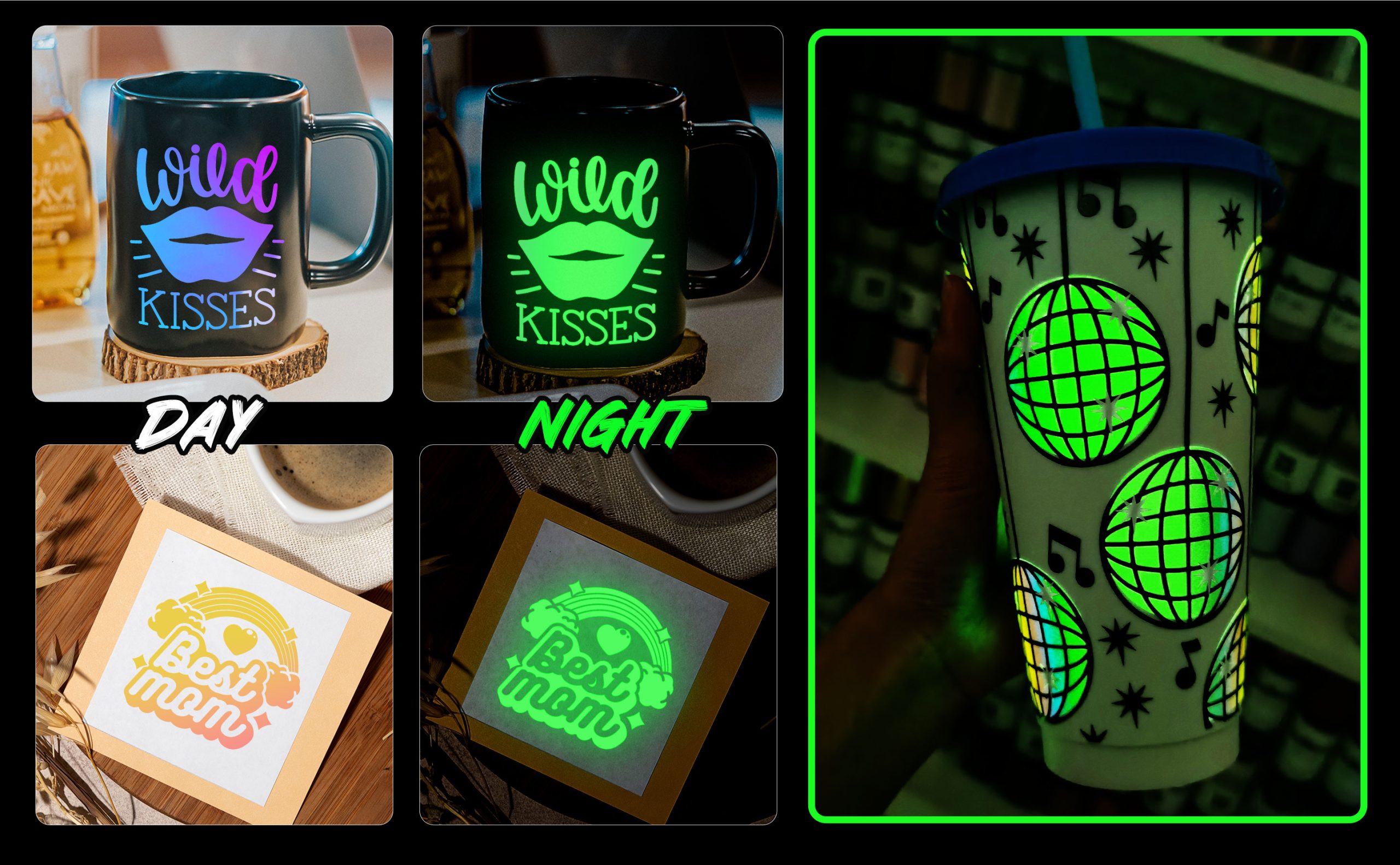 Светещ опал на тъмно