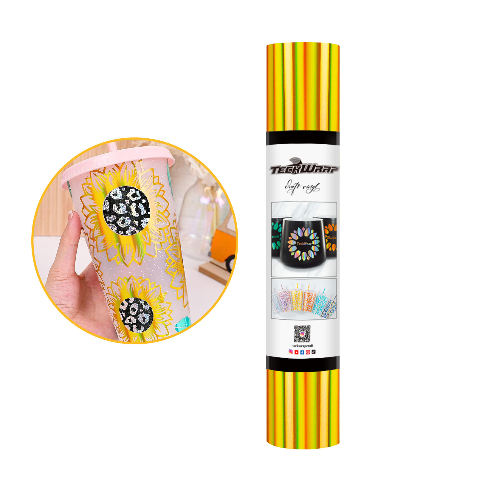 Холографско фолио с лъскава дъга - Image 3